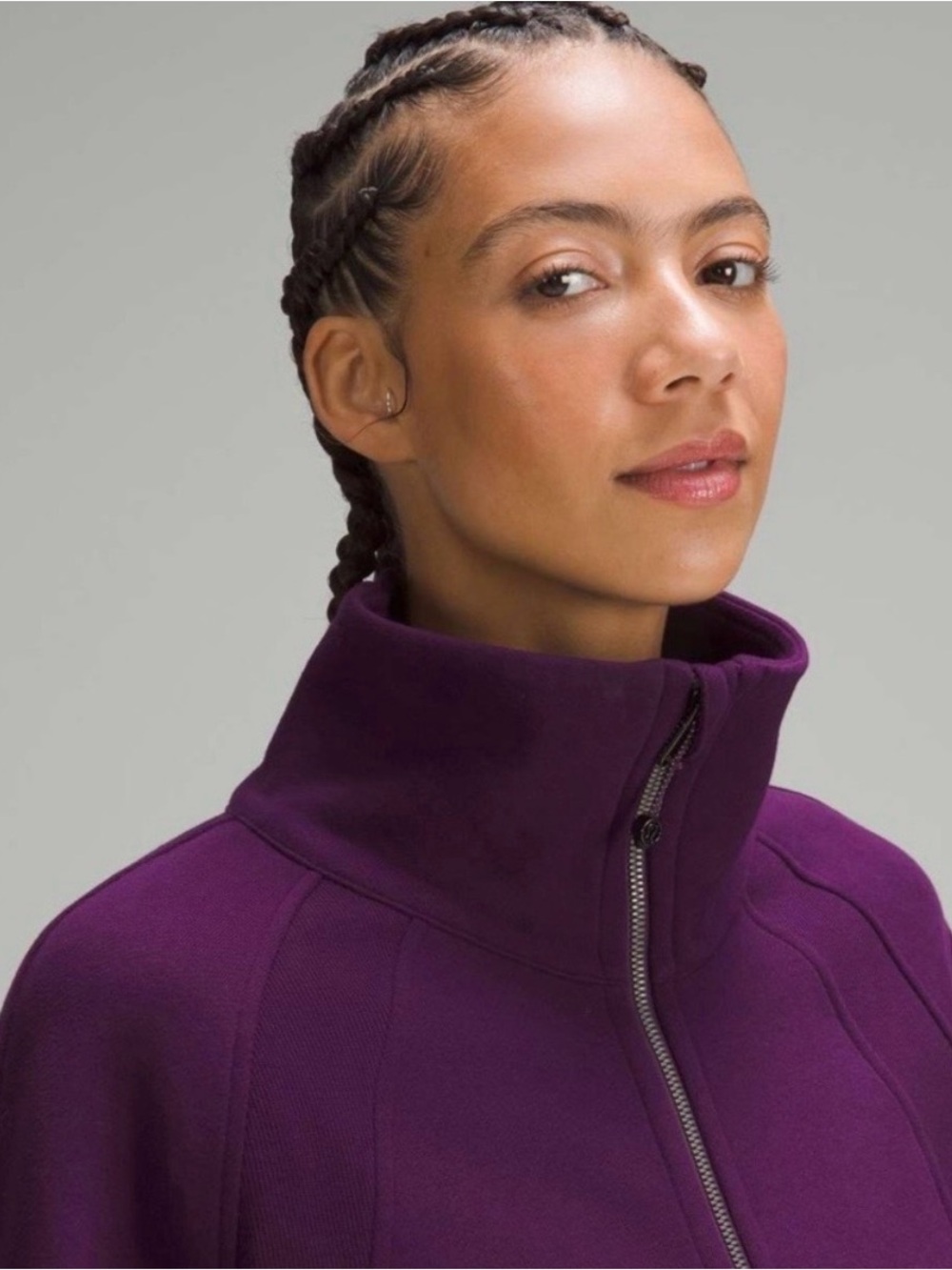 lululemon athletica Funnel Neck Scuba in Dramatic Magenta
